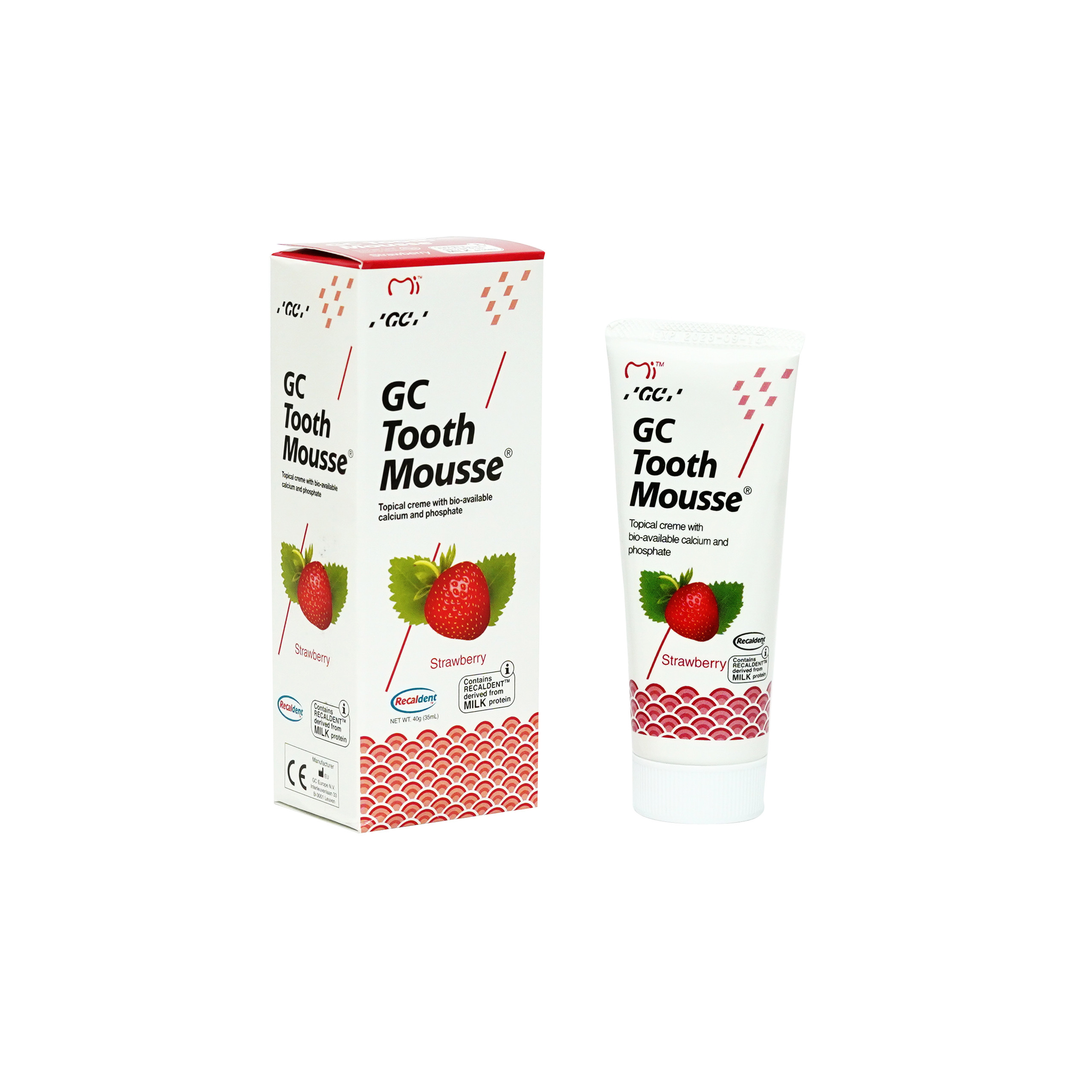 G C Tooth Mousse 40g Gc- Strawberry